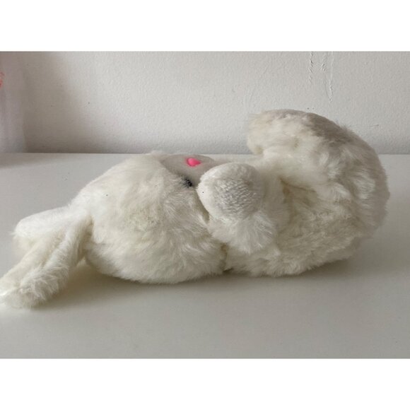 White Bunny Plush Lovey sitting holiday 12 inches unisex - Picture 9 of 9